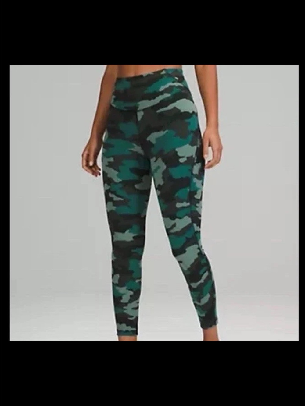 Base Pace High-Rise Running Tight 25 Brand New Camo Lululemon size 16